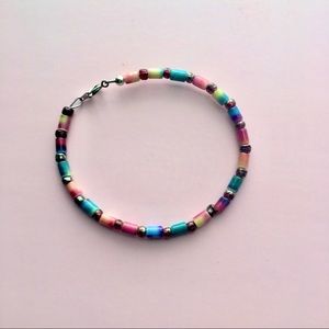 Multi Colored Beaded Bracelet